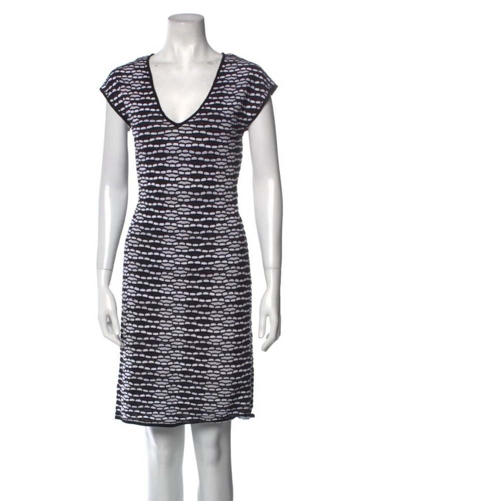 M Missoni Printed Knee-Length Dress